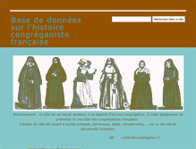 Tablet Screenshot of congregation.fr